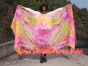 1 piece Peony tie-dye 5 Mommes belly dance silk veil 