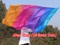 Spinning silk flag poi 174cm (68") for Worship & Praise, Iridescence