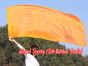 Spinning silk flag poi 174cm (68") for Worship & Praise, orange