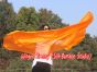 Spinning silk flag poi 174cm (68") for Worship & Praise, orange