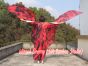 1 pair Lava 6 Mommes habotai belly dance silk wing