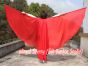 1 pair red 6 Mommes habotai belly dance silk wing