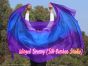 1 piece purple-blue-purple 5 Mommes colorful belly dance silk veil 