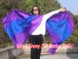 1 piece purple-blue-purple 5 Mommes colorful belly dance silk veil 