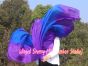 1 piece purple-blue-purple 5 Mommes colorful belly dance silk veil 