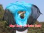 1 piece black-turquoise 5 Mommes colorful belly dance silk veil 