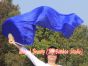 1 pair 1.5m (59") blue belly dance silk fan veil