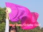 1 pair 1.1m (43") purple-pink silk fan veils for kids