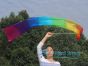 1 piece Rainbow 180 cm (71") silk streamer