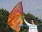 spinning silk flag poi 103cm (40") for Worship & Praise, Autumn