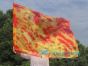 1 Piece 130 cm (51") prophetic silk worship flex flag, Flame