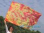 1 Piece 130 cm (51") prophetic silk worship flex flag, Flame