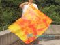 1pc 81cm (32") spinning silk flag poi for Worship & Praise, Flame