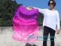 1 pair 1.5m (59") Prosperity belly dance silk fan veil