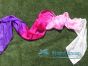 1 piece white-light pink-pink-purple 2.5m (98") silk worship streamer