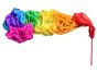 Slightly defected 4m (4.4 yds) silk throw streamers , in assorted colors