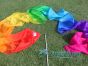 1 piece Rainbow 2.5m (98") silk worship streamer