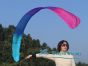 1 piece turquoise-blue-purple-pink 2.5m (98") silk worship streamer