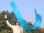 1 piece turquoise 2.5m (98") silk worship streamer