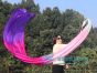 1 piece 4m (4.4 yards) white-light pink-pink-purple worship silk throw streamer