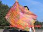 1 Piece 85 cm (33") prophetic silk worship flex flag for kids, Autumn