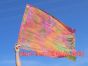 1 Piece 85 cm (33") prophetic silk worship flex flag for kids, Autumn