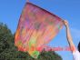 1 Piece 85 cm (33") prophetic silk worship flex flag for kids, Autumn