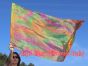 spinning silk flag poi 129cm (51") for Worship & Praise, Serenity