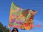 spinning silk flag poi 129cm (51") for Worship & Praise, Serenity