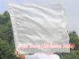 1 Piece 85 cm (33") prophetic silk worship flex flag for kids, white