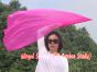 1 Piece 85 cm (33") prophetic silk worship flex flag for kids, pink