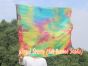 1 Piece 85 cm (33") prophetic silk worship flex flag for kids, Spring