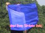 1 Piece 85 cm (33") prophetic silk worship flex flag for kids, blue