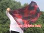 1 Piece 85 cm (33") prophetic silk worship flex flag for kids, Lava