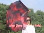 1 Piece 85 cm (33") prophetic silk worship flex flag for kids, Lava