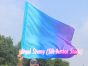 1 Piece 85 cm (33") prophetic silk worship flex flag for kids, Mystery