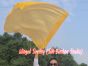 1 Piece 85 cm (33") prophetic silk worship flex flag for kids, gold