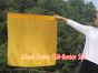 1 Piece 85 cm (33") prophetic silk worship flex flag for kids, gold