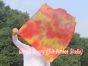 1 Piece 85 cm (33") prophetic silk worship flex flag for kids, Flame