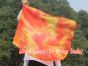 1 Piece 85 cm (33") prophetic silk worship flex flag for kids, Flame