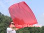 1 Piece 85 cm (33") prophetic silk worship flex flag for kids, red