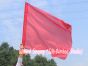 1 Piece 85 cm (33") prophetic silk worship flex flag for kids, red