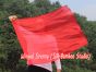 1 Piece 85 cm (33") prophetic silk worship flex flag for kids, red