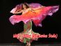 1 pair Glamor 6 Mommes habotai belly dance silk wing