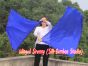 1 Piece 103 cm (40") prophetic silk worship flex flag, blue