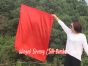 1 Piece 103 cm (40") prophetic silk worship flex flag, red