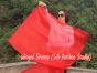 1 Piece 103 cm (40") prophetic silk worship flex flag, red