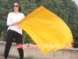 1 Piece 103 cm (40") prophetic silk worship flex flag, gold