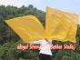 1 Piece 103 cm (40") prophetic silk worship flex flag, gold