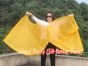 1 Piece 103 cm (40") prophetic silk worship flex flag, gold